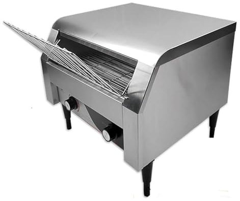Tostadora De Cinta Transportadora, Tostadora Comercial, Tostadora Eléctrica De Acero Inoxidable Con Capacidad Para 150/300/450 Rebanadas De Pan, Bollos, Bagels Y Horneados.,150pieces/H