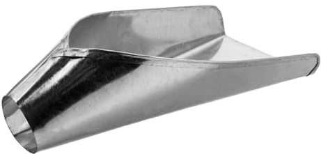 Mipcase Imbuto in Ferro Argento per Inscatolamento Alimenti Bocca Larga, Applicabile a Pezzi di Pollo e Anatra, per Uso Domestico e Professionale Dosaggio Preciso