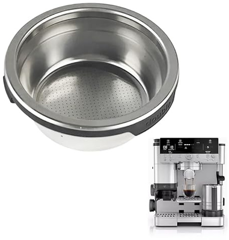 Filter basket compatible with Ninja Luxe Cafe Accessories ES601 ES701，Double Cup Coffee Pressurized Porous Filter，Double Layer Portafilter Basket for Ninja Luxe Cafe