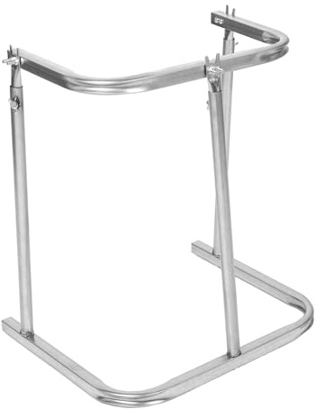 GALPADA Heavy-duty Trash Bag Holder Stand for Outdoor Use Metal Support Rack for Woven Bags Quick Assembly for Camping Waste Grain and Packing