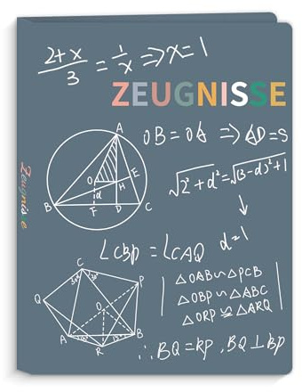 PIAKAZIQA Zeugnismappe Jungen Personalisiert, Zeugnis Geschenk Grundschule | Mappe A4 Kunststoff Kinder, Zeugze Ughülle Kinder, Archivmappe zum Organisieren von Wichtige Dokumente und Auszeichnungen