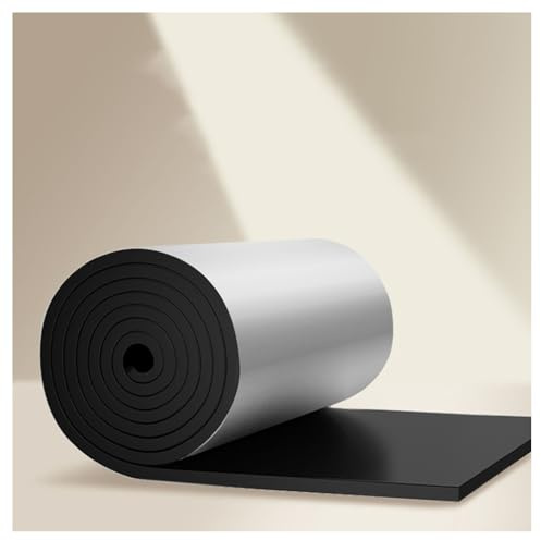 Isolant Thermique en Feuille Aluminium, avec Noyau en Mousse, Panneau Reflechissant Derriere Radiateur, Plaque Isolation Thermique Autocollante pour Sol, Toit, Mur(20MM(THK),1*1m/3.2*3.2ft)
