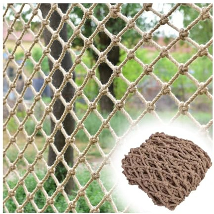 Heavy Du Outdoor Kletternetz für Kinder & Erwachsene - 3x5m C Gurtband Netz für Schaukelsets, Baumhäuser und Spielplätze - Kletterzubehör