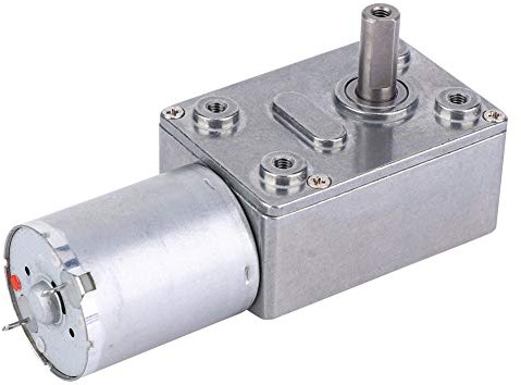 Haofy Motore di Riduzione della velocità DC Motoriduttore a Vite Senza Fine a Torsione di Grandi Dimensioni per Apparecchiature di Intrattenimento Motore 12V per Macchina per Nidificare Cappe da (30)