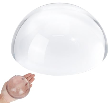 PH PandaHall Crystal Dome, 3.9x1.8 Paperweight Magnifying Dome