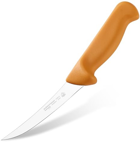 PUMA – Ausbeinmesser - gebogen & halbflexibel - vielseitig für grobe und feine Schnitte - 130mm Klinge aus deutschem Stahl 1.4116 - 57 HRC - Gefertigt in Solingen (Art.Nr.: 132013)