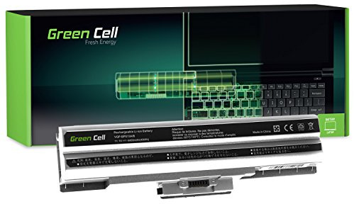 Green Cell Standard Serie Laptop Akku für Sony Vaio PCG-31311M PCG-3C1M PCG-3D1M PCG-7161M PCG-7181M PCG-7186M PCG-61111M PCG-81112M PCG-81212M VGN-FW VGN-NW SVE11 (6 Zellen 4400mAh 11.1V Silber)