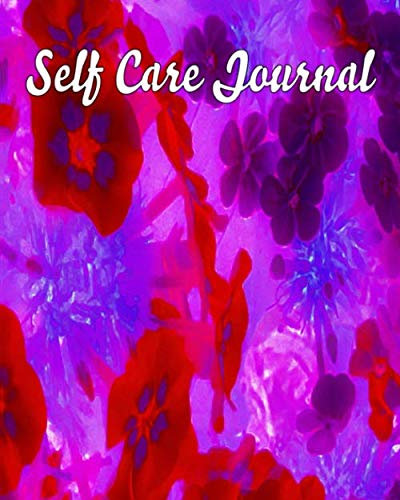 Self Care Journal: Emotional Well Being Notebook Featuring: ‘Pretty Purple and Red Garden Phlox Flowers’ Original Digital Oil Painting Cover Artwork