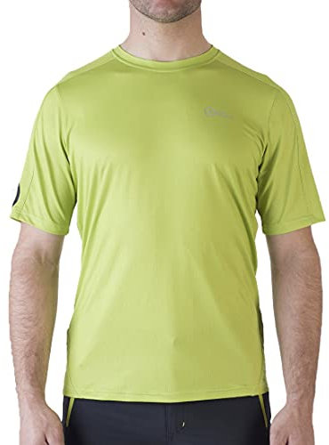 Great Escapes Maglia Manica Corta Uomo, Rider, Lime Green XS
