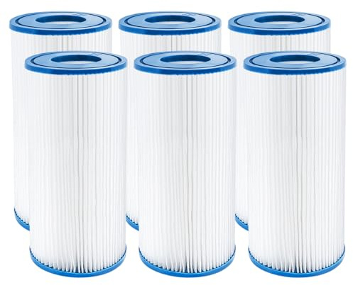 WuYan Tipo A Cartucho 6 Pieces de Filtro de Piscina 29002 Cartucho de Filtro de Bomba para Cartucho Filtro de Piscina Bomba de aspiradora Tale Tale