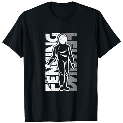 Fencing Fencer épée Sabre Sport T-Shirt
