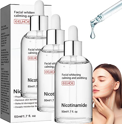 HOUXIANDOU Niacinamid-Gesichtsessenz: Beruhigend, Anti-Aging, Aufhellend, Für Alle Hauttypen (3 Flaschen)