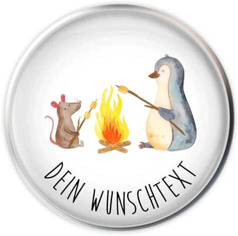 Mr. & Mrs. Panda Stöpsel Waschbecken Pinguin Lagerfeuer - Personalisierte Geschenke, Abfluss, Wunschtext, Liebe, Personalisierung, Stopfen, Grillen, Arbeit, Job, Selbst Gestalten