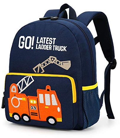 willikiva Auto-Dinosaurier-Rucksack für Kinder und Kleinkinder, für Jungen und Mädchen, wasserdicht, Vorschultasche
