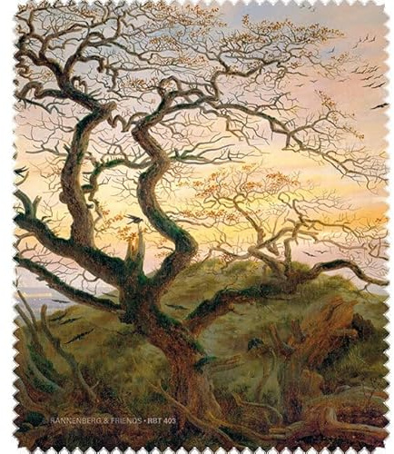 Rannenberg & Friends Brillenputztuch Baum der Krähen von Caspar David Friedrich