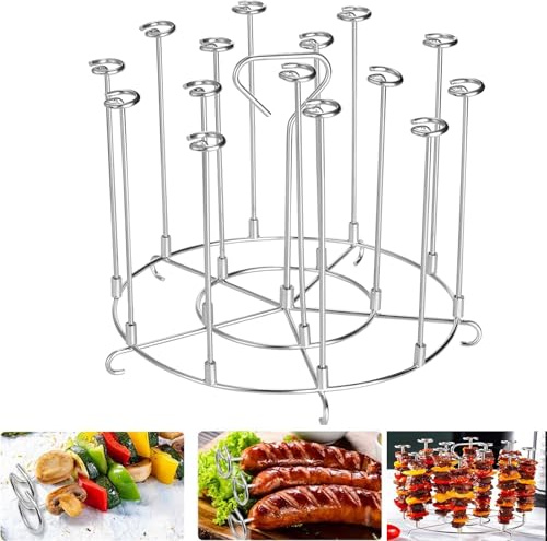Soporte para freidora de aire, soporte para freidora de aire, soporte de acero inoxidable, soporte para freidora de aire, accesorios de cocina compatibles con Ninja Foodi de 8 cuartos de galón