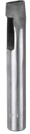 QUARKZMAN 14x6 mm Lochstanzer für Leder, Oval Locheisen für Bohrer, Lochstanze Einzelstanze für Gürtel Uhrenarmbänd Papier Dicke Stoffe Lederarbeiten Riemen