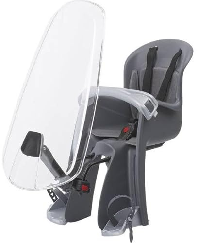 Polisport Bilby Junior Bike Front Seat + Windshield - Dark Gray