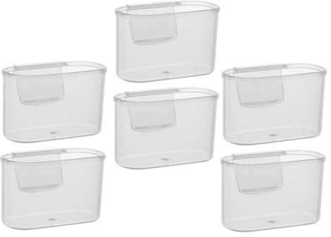 Amosfun 18 Pollici Scatola Porta Laterale Del Frigorifero Contenitore Nella Porta Inferiore Del Frigorifero Scomparto Della Porta Del Congelatore Frigorifero Può Frigoriferi Transparent Pp