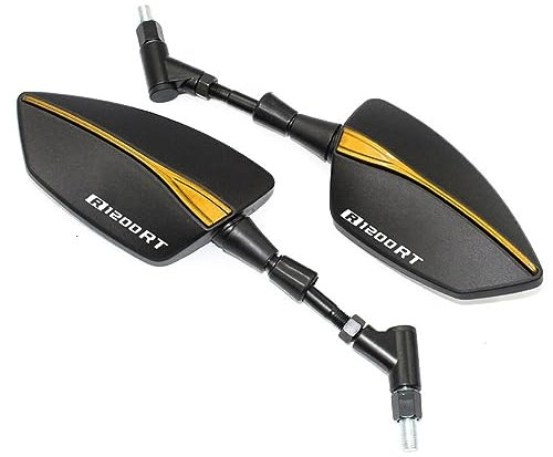 Motorradspiegel Universal Motorrad Rückspiegel Links Und Rechts Rückspiegel Gehäuse Seite Spiegel Für B&MW R1200GS R1200 GS RT R1200RT(3)