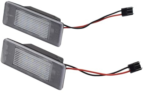 Hacreyatu 2 PZ LED Licenza Numero Targa Luce Per Ni-ssan Juke F15 Qashqai J10 J11 Rogue Sport Versa X-Trail T31 12V Luci Targa per Auto