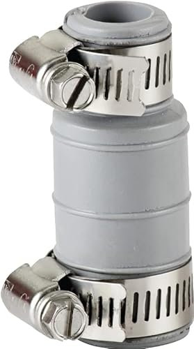 Rocky Mountain Goods Dishwasher Connector with Clamp – PVC, 3/4 x 1 Inch – Flexible Drain Hose Connection for Garbage Disposal and Sink – Compatible with InSinkErator, Waste King, and More