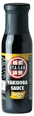 ITA SAN Yakisoba Sauce, japaniese Style, süß-würzig, vielseitige Würzsauce zum kochen, für Wok, Marinade & Stir‑Fry, 1 x150 ml