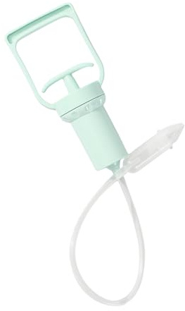 Nasal Aspirator, Portable Hand Powered Nose Sucker, 6.89 inches Strong Suction Mucus Remover, Gentle Congestion Relief with Comfortable Hand Pump for Kids & Adults