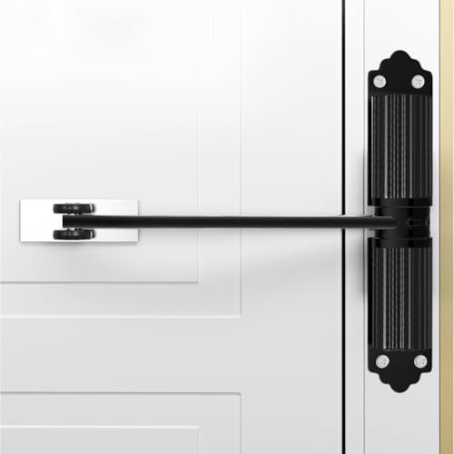 Chiudiporta automatico, chiudiporta, porta a zanzariera, forza di chiusura regolabile, chiudiporta caricata a molla, chiudiporta per cancello da giardino, porta di casa, esterno, ufficio, cancello da