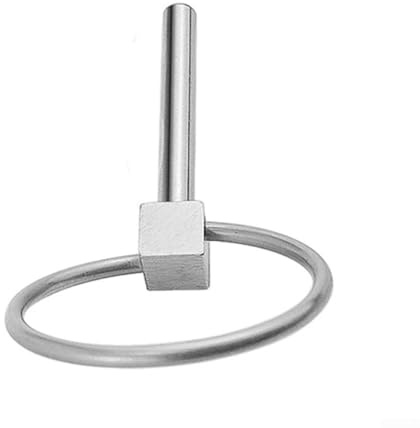 Fermi di sicurezza a molla in acciaio inox, 2 pezzi, 4 5 mm, perni rapidi per rimorchi per barche