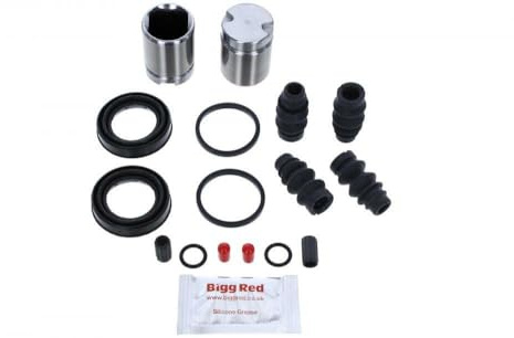 Bigg Red – REAR Brake Caliper Seal Rebuild Repair Kit + Pistons – Fits PEUGEOT 308 (2013–2020)