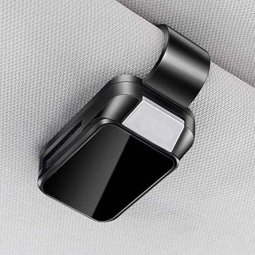 RNXSIB Brillenhalter für Auto Sonnenbrillenhalter Auto, Einhändiger Zugriff und Aufbewahrung, Universeller Brillenhalter für Sonnenblende, Brillenhalterung Kompatibel mit Allen Brillen