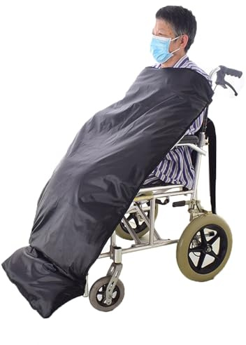 EUQKKWLOY Winter Thicken Wheelchair Warmer Blanket Wheelchair Clothing Waterproof Rain Cover for Users for Manual and Powered Wheelchairs Accessories C