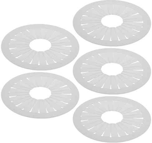 CLISPEED 5pcs 12cm Ribbon Rosette Maker Tool Set with Pleated Brooch Template for Flower Crafting, Corsages Bow Folding, and Ribbon Flower Decoration in DIY Sewing and Craft Projects