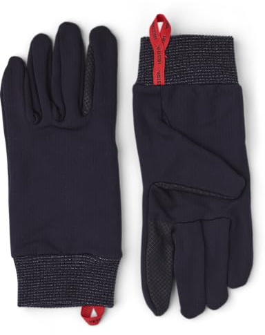 Hestra Touch Point Active Liner - Machine Washable, Touch Screen Compatible Liner for Additional Layering or as a Thin Glove - Navy - 9
