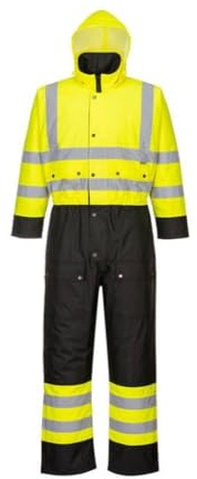Portwest Herren Industrial Kontrastierender Overall. Gefüttert (1er Pack)