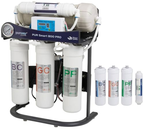 PUR Smart 800 PRO Système d'osmose inverse brushless sans balais + filtre de rechange