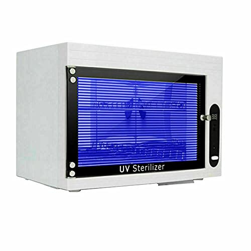 UV Sterilisator Ozon Desinfektionbox Mikrocomputer-Mainboard-Steuerung, LED-Anzeige mit Spezieller Türschutzschalter Drei Timereinstellungen Geeignet für Den Professionellen Salon- und Heimgebrauch