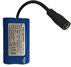 YLLLLY 500m DESTANCERCING Fischer Bait Boat FX88 Ersatzteile 7.4V 12000mAh Batterie/Abdeckung/Ladegerät/Empfänger/Fernbedienung/Motor GPS-Boot, Zubehör für Futterboote. (Color : 12000mah 1 Battery)