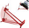 Aufun Lève Tracteur Tondeuse Lève Tondeuse télescopique, Appareil de Levage, 400 kg, pour Tondeuse, Tracteur, Inclinaison réglable à 45 °, Rouge
