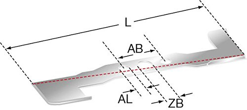 Lama per tosaerba 325 mm, diametro foro 18,0 mm, spessore 2,7 mm
