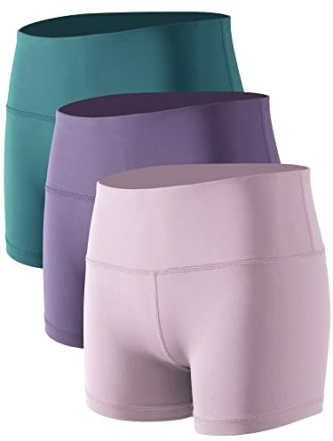 CADMUS Sportliche Damen-Shorts aus Spandex, hohe Taille, für Yoga, Laufen, Volleyball, X-Klein