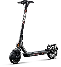 Ducati Pro-II EVO Advanced Safety, Monopattino Elettrico, Porta Targa, Frecce direzionali, Doppio freno, Campanello Elettronico, Full Suspension, 40 Km di Autonomia, Ruote 10 Tubeless