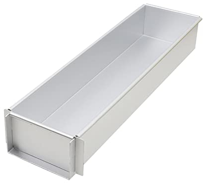 Retorno Stampo per Torta Tiramisù - Tortiera antiaderente 15,74x3,93x2,36 in tortiera per gelato modello torta | Stampo per torta rettangolare in lega di alluminio per mousse di compleanno, chiffon