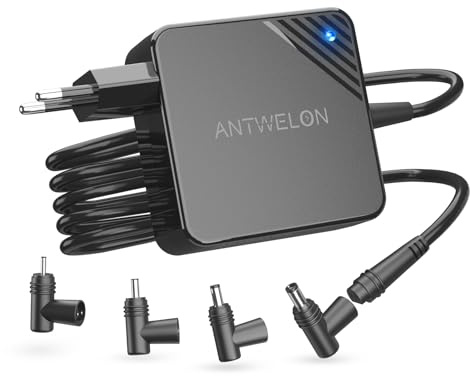 ANTWELON 65W 45W Laptop Netzteil Ladegerät Ladekabel for Asus Laptop VivoBook ZenBook Chromebook Transformer Book UX330 UX330U Q504U Q302 S200E X201E X202E 19V 3,42A Rundstecker Adapter Charger