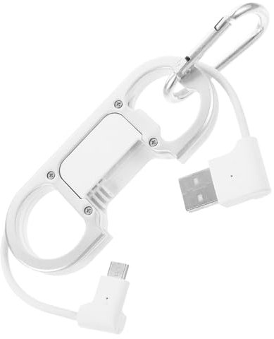 TOPBATHY Keychain Data Cable Bottle Opener Key Hooks USB Cable Bottle Opener Keychain Lightweight for Friends