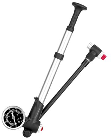 300PSI Air Pumps with Gauge High Pressure Shock Pumps for Front Fork Rear Suspension Road Mountain Bike Pumps Inflator