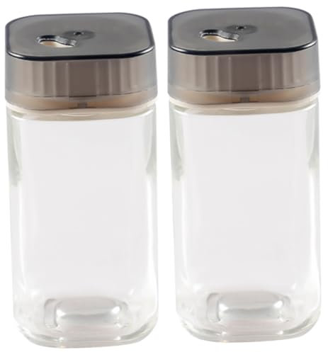 Cabilock Juego de Dispensador de Especias para Barbacoa al Aire Frasco de Vidrio para Condimentos Tapa para Botellas de Especias para Suministros de Cocina