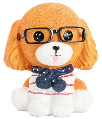 ibasenice 1pc Cartoon Saving Box Entzückende Hund Form Container Harz Desktop Schmuck Für Jungen Und Mädchen