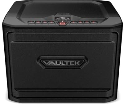 VAULTEK MX Series High Capacity Smart Handgun Safe Multiple Pistol Storage Smart Safe with Biometric Scanner, Live Alerts, Modular Interior, and Auto-Open Door (Biometric + WiFi)